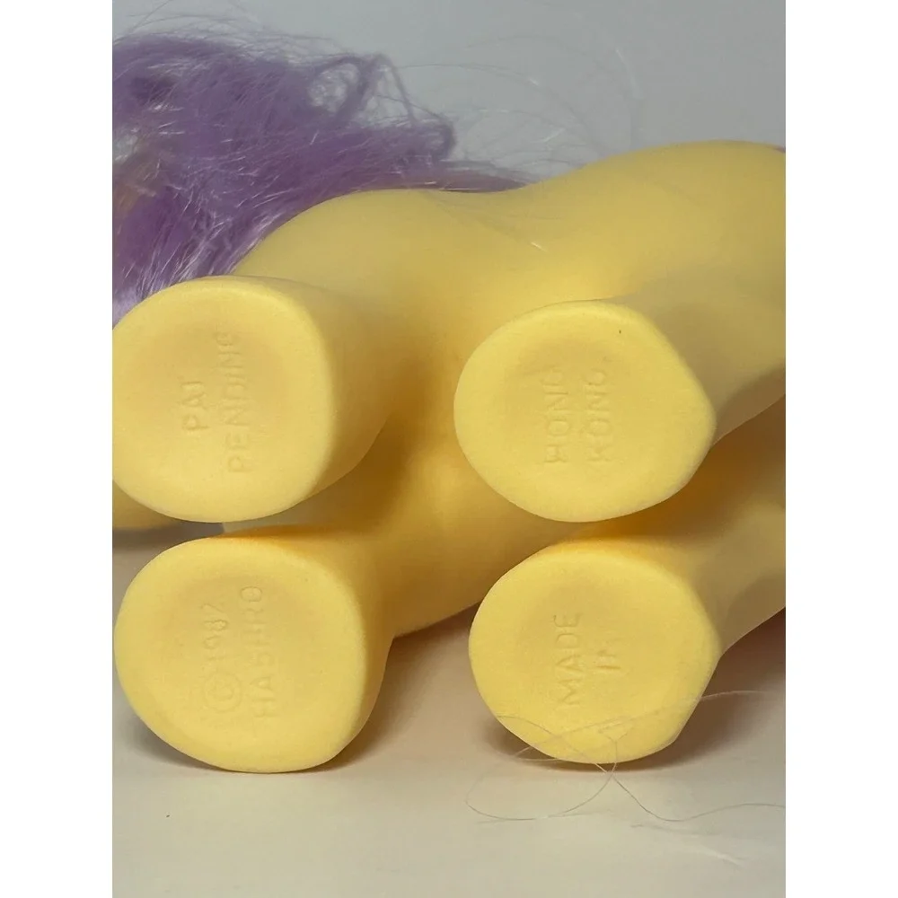 Vintage 1982 My Little Pony LEMON DROP Hasbro G1 Mail Order Yellow Lavender
